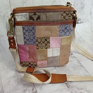 Coach Patchwork Crossbody Bag - Multicolor